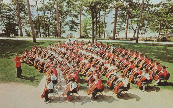 Interlochen Center for the Arts - Old Postcard View (newer photo)